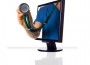 Computer Screen with stethoscope coming out